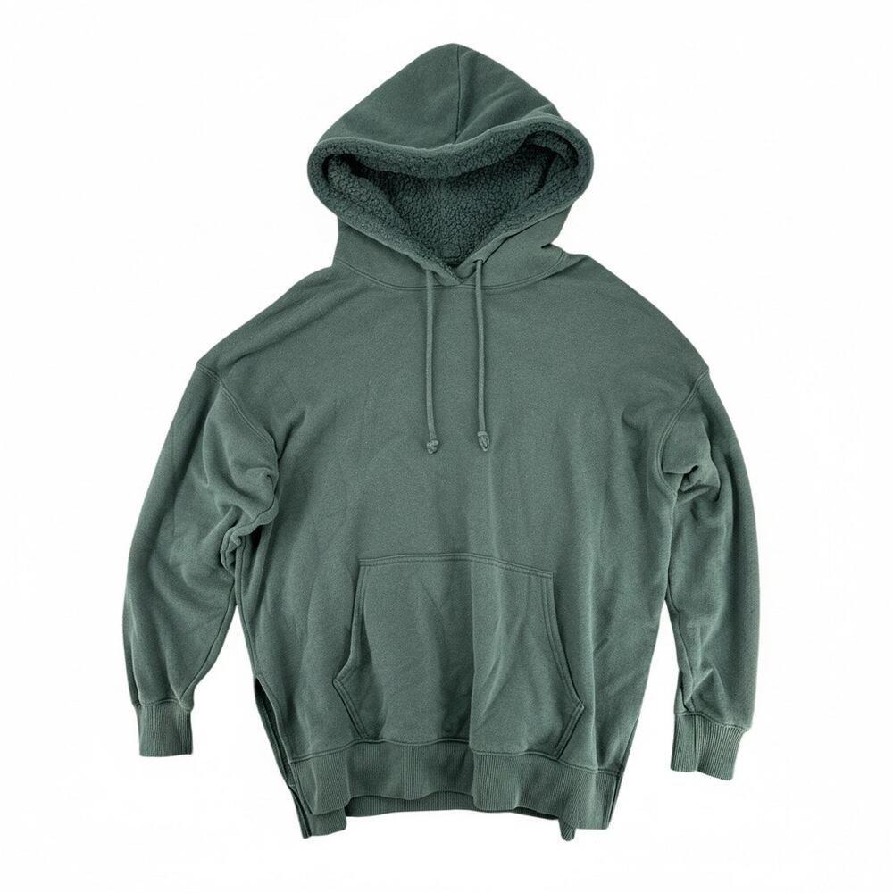 American Eagle Ahh-mazingly Soft Jegging Fit Fleece Lined Hoodie Dark Green XS